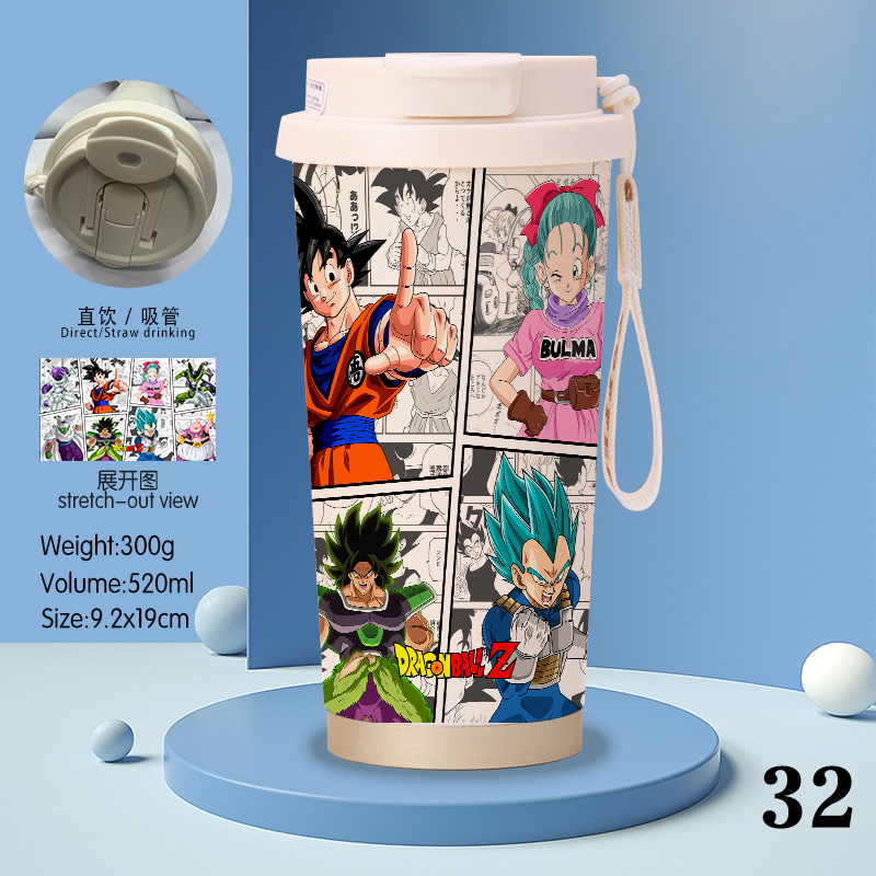 Dragon ball anime stainless steel cup