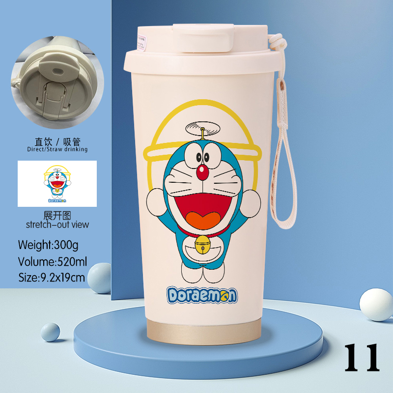 Doraemon anime stainless steel cup