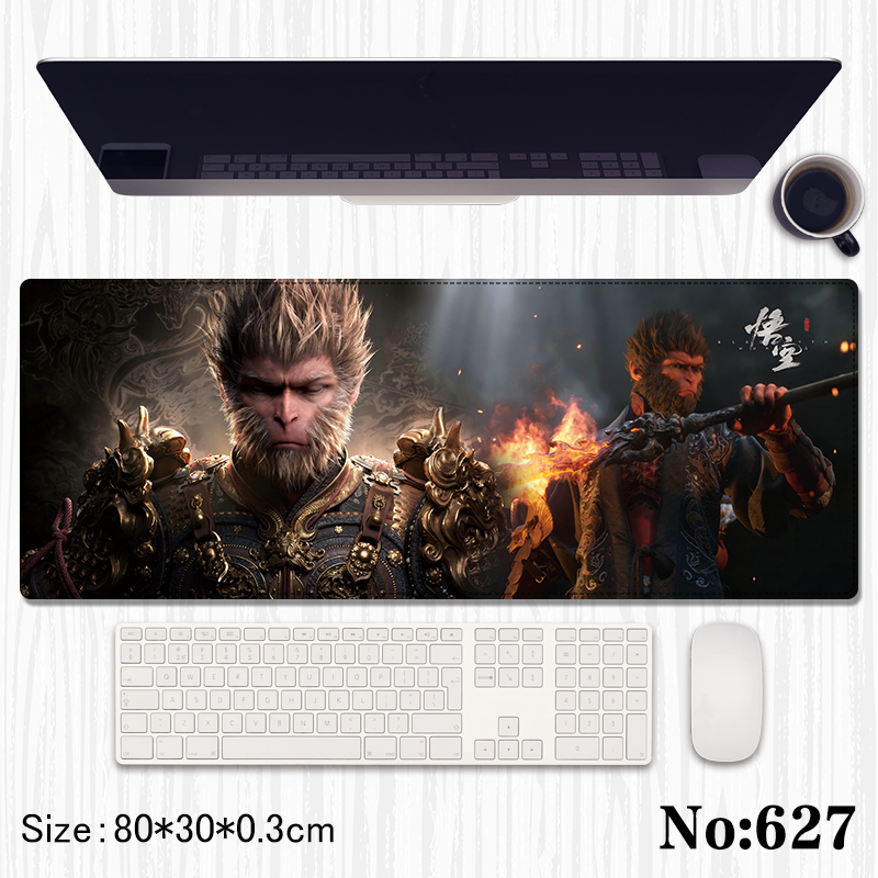 Black Myth: Wukong anime Mouse pad 80*30*0.3cm