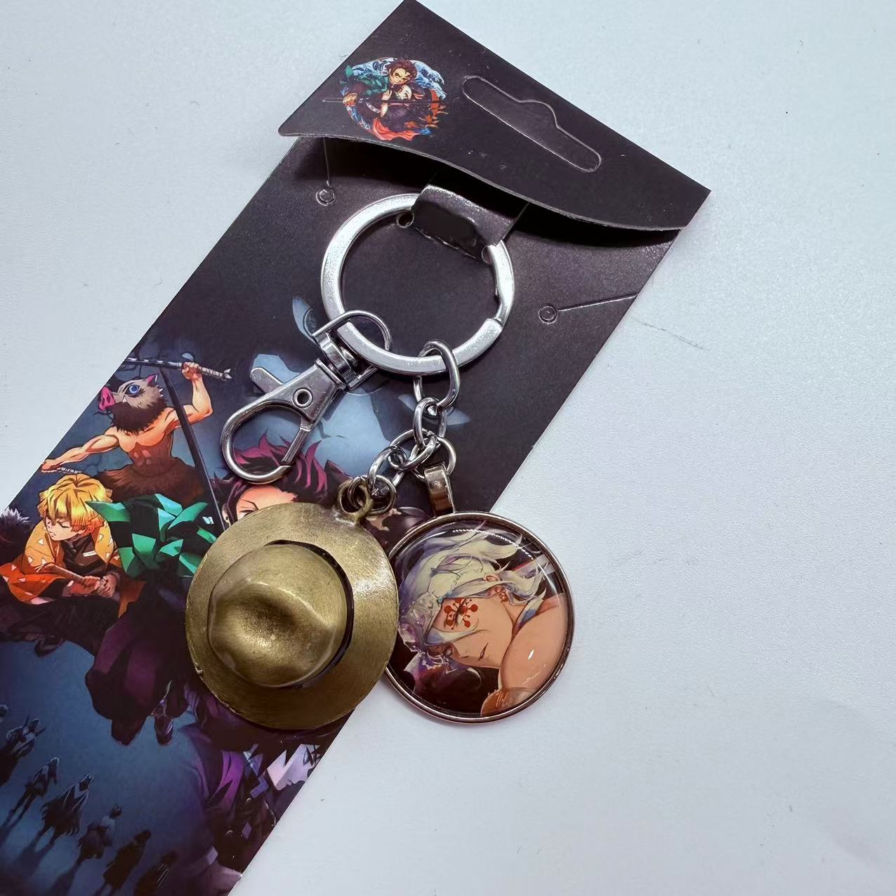 Demon slayer kimets anime keychain