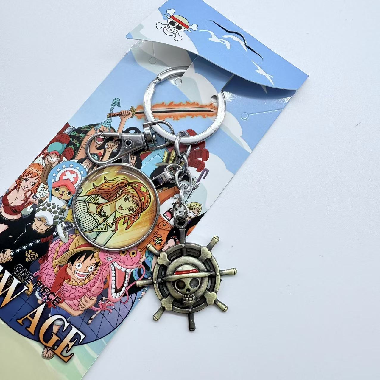 One Piece anime keychain