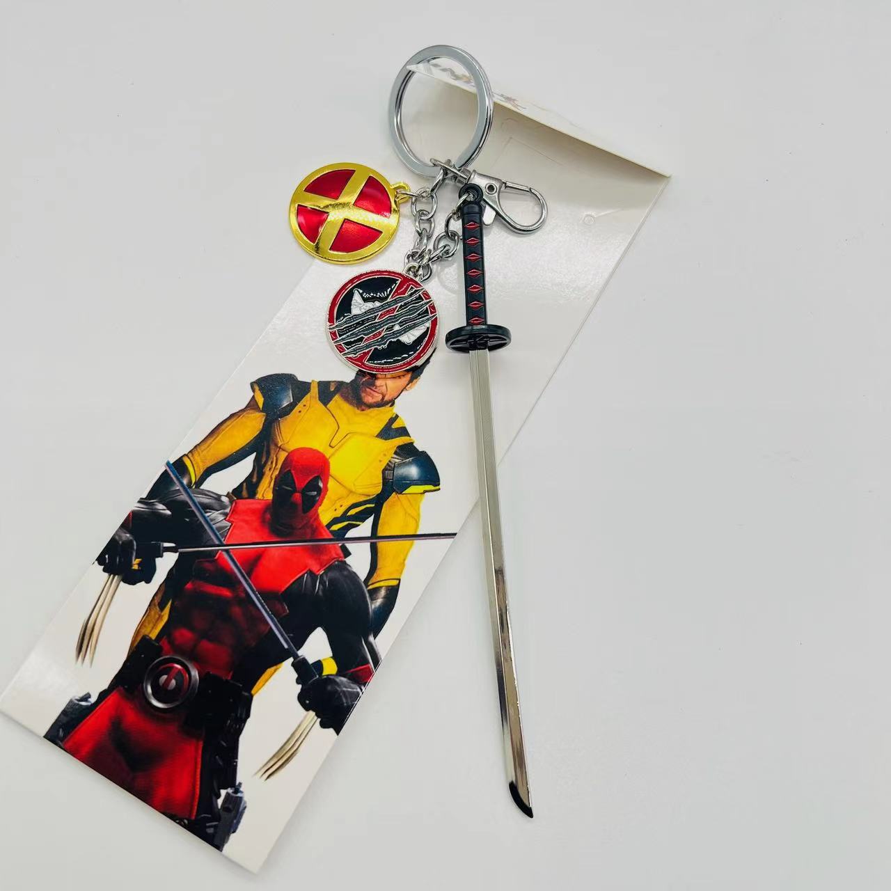 Deadpool anime keychain