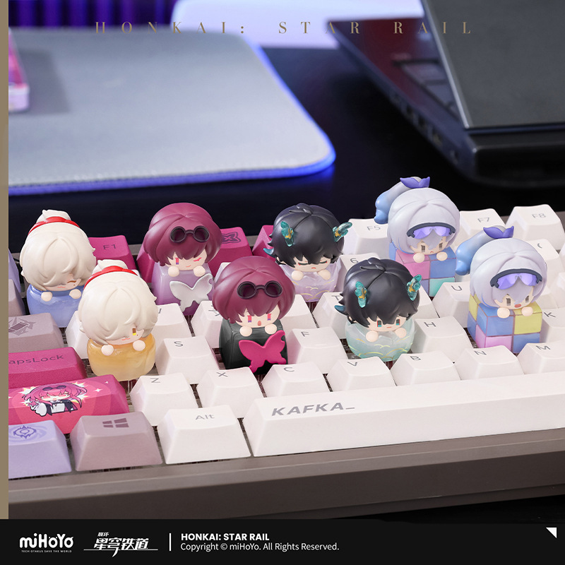 Honkai: Star Rail anime fingertip keycaps 8pcs a set