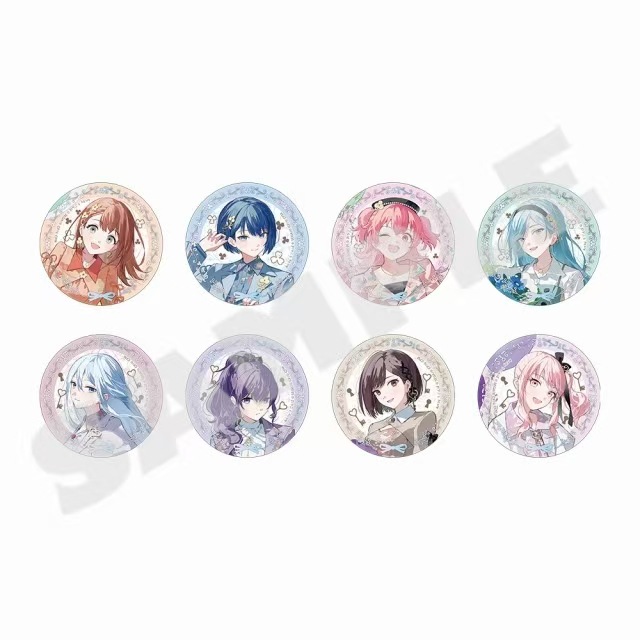 Hatsune Miku anime pin 8 pcs a set