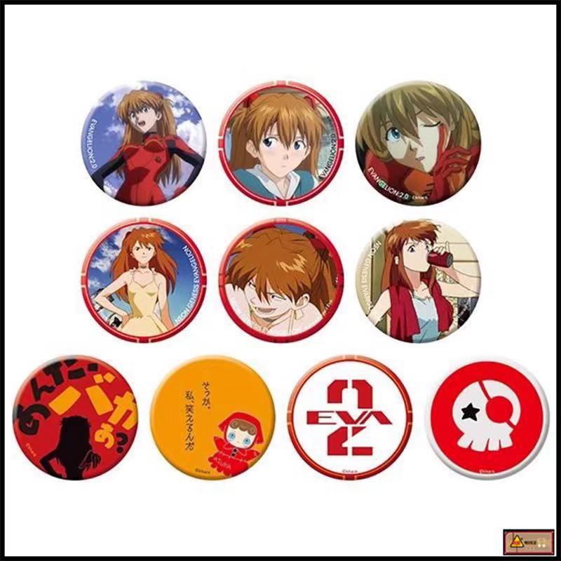 EVA anime pin 10 pcs a set