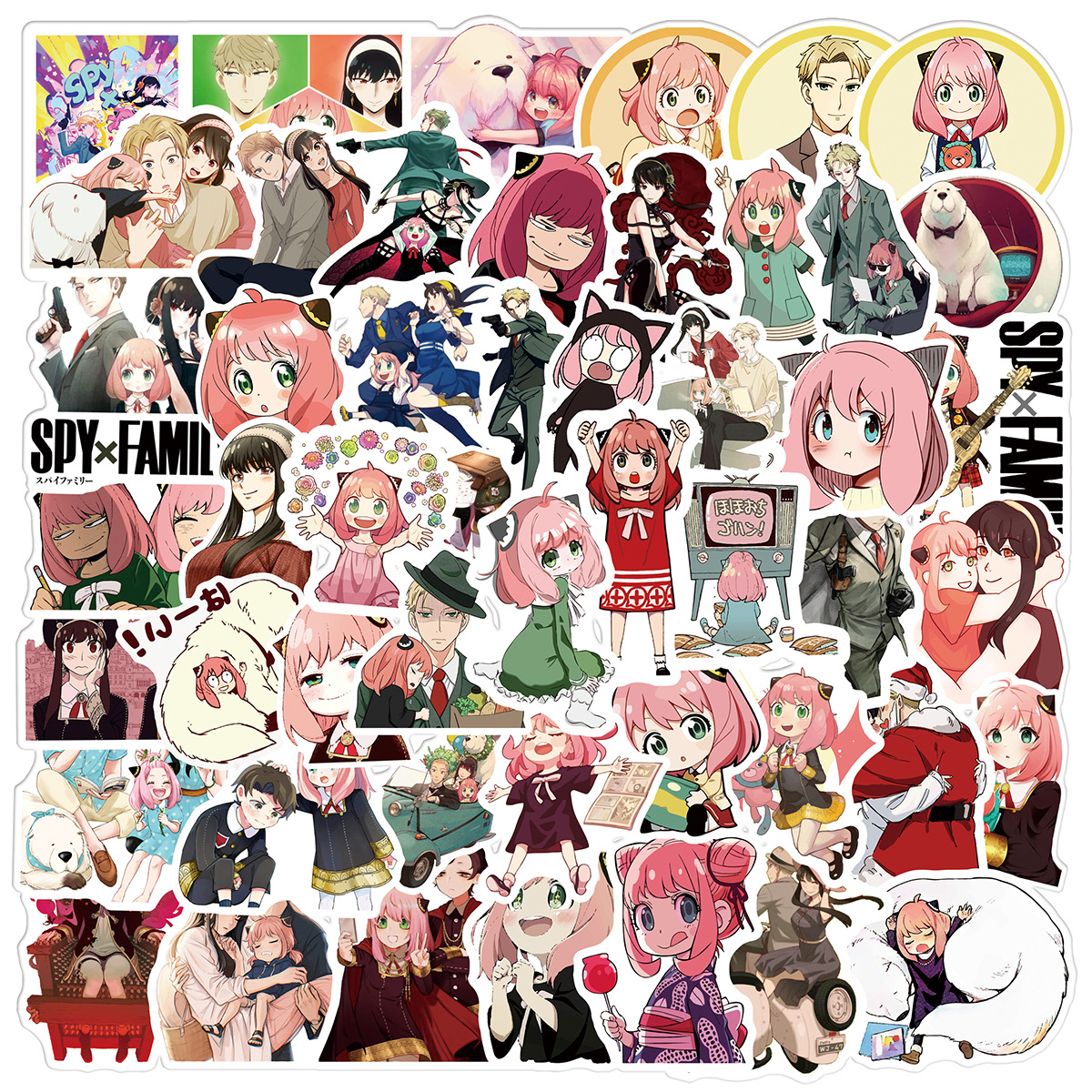 SPY×FAMILY anime waterproof stickers (50pcs a set)