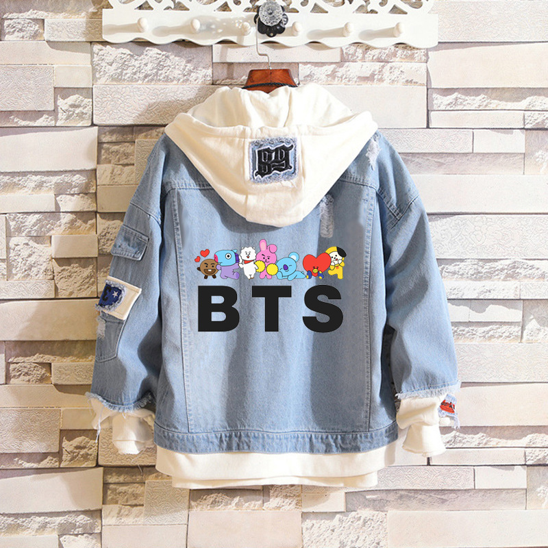 BTS anime hoodie