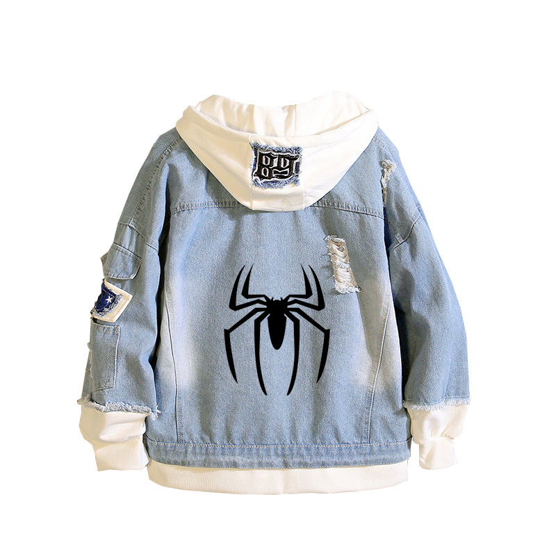 spider man anime hoodie