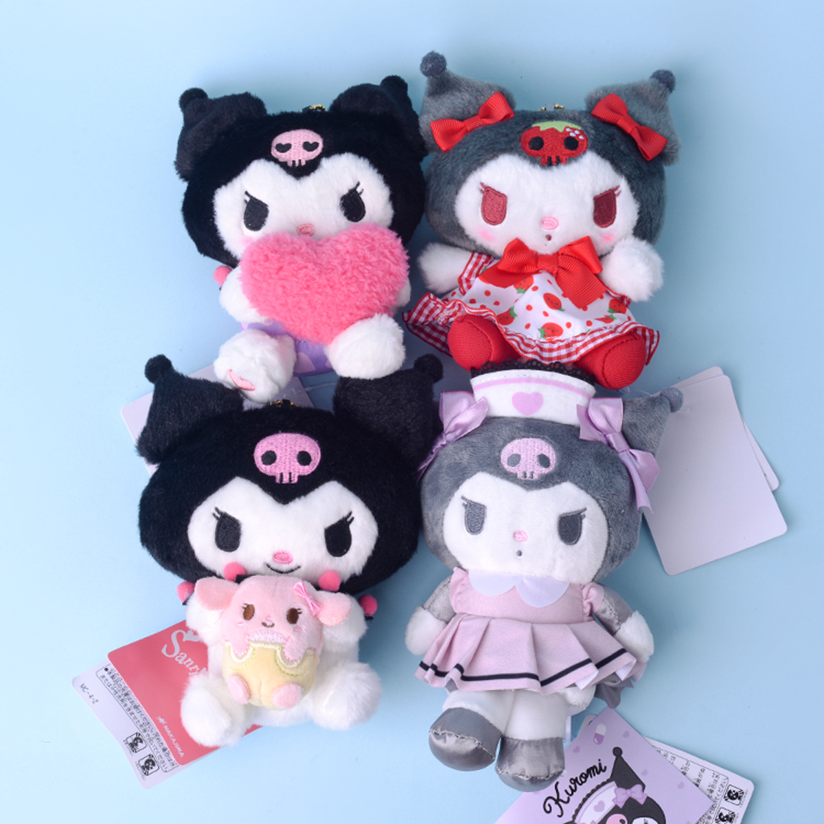 Kuromi anime plush toy 14cm