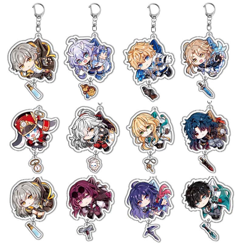 Honkai: Star Rail anime keychain