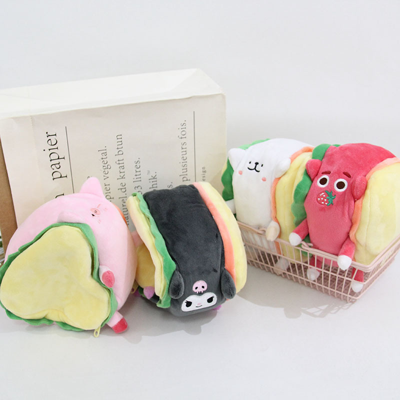 Kuromi anime plush bag 16cm 5pcs a set