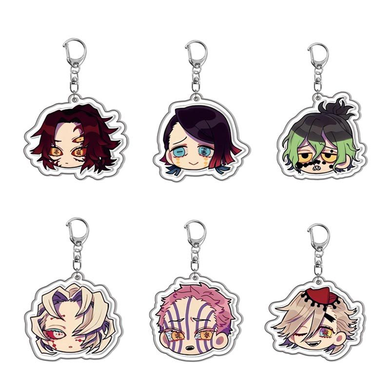 Demon slayer kimets anime keychain