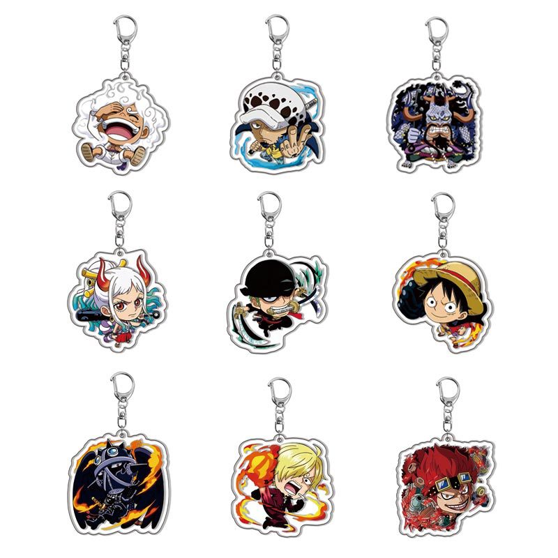 One Piece anime keychain