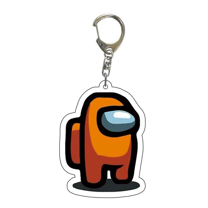 Among Us anime keychain