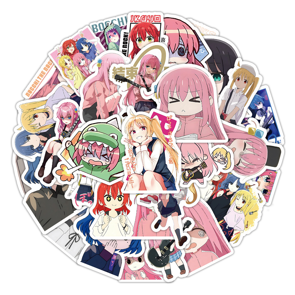 Bocchi the rock anime sticker 50 pcs set