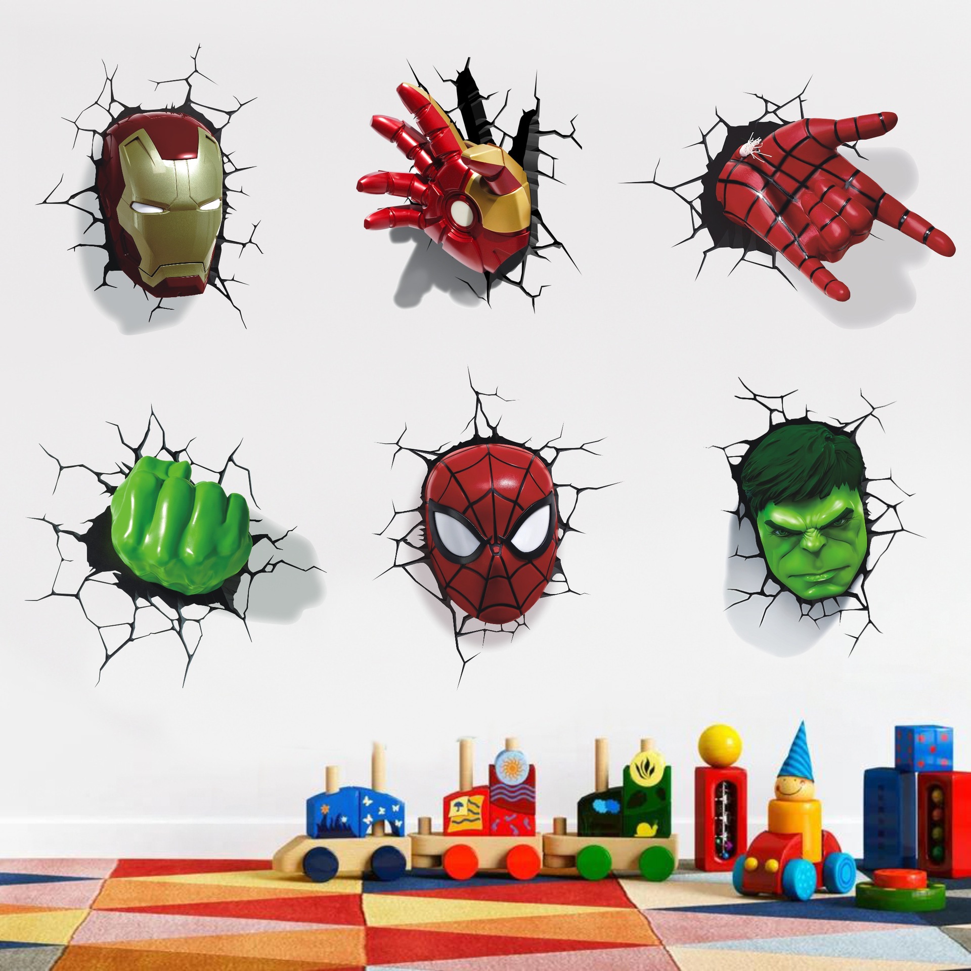 Avengers anime 3D stickers 99*24cm