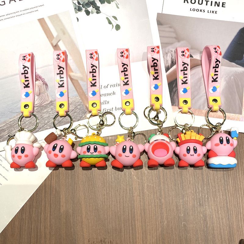 Kirby anime keychain