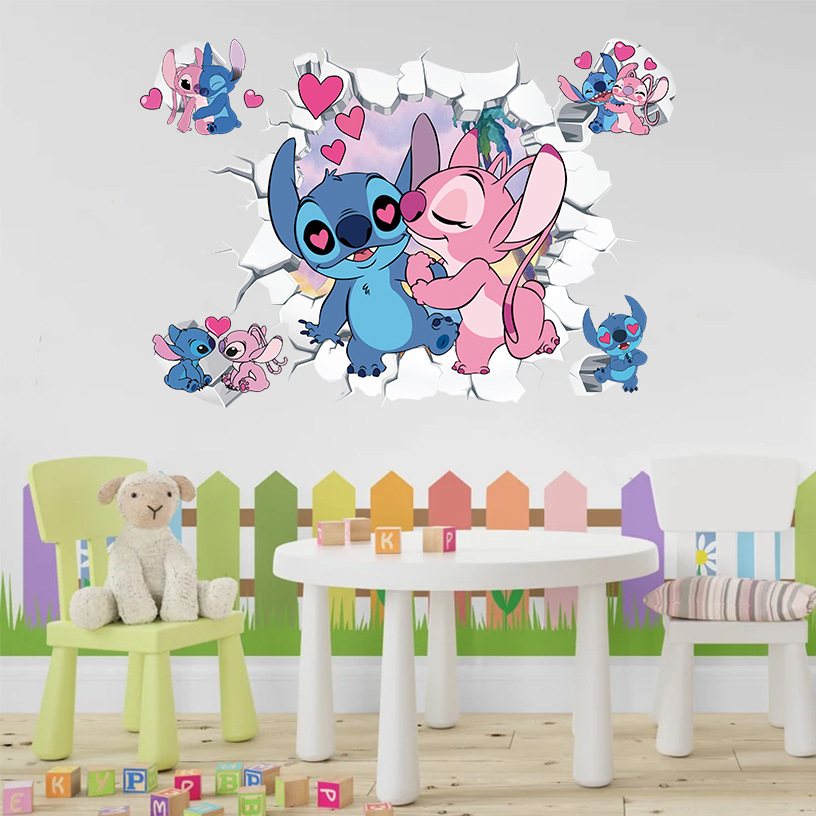 stitch anime 3D stickers 50*35.5cm