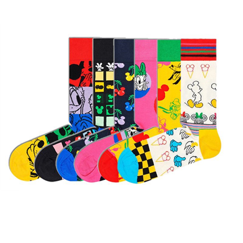 Disney anime socks 5 pcs a set