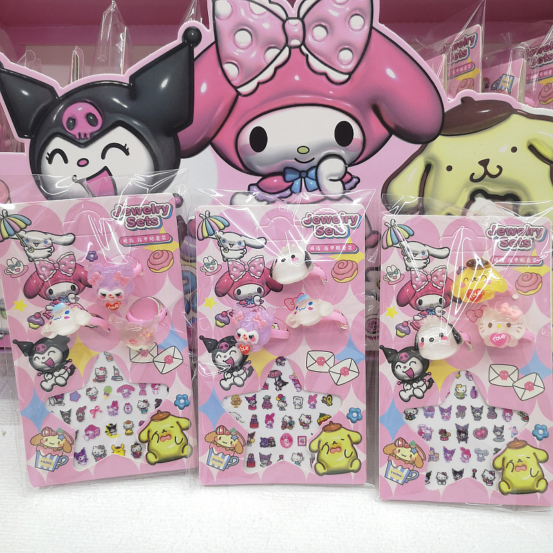 Kuromi  anime nail stickers 20 pcs a set