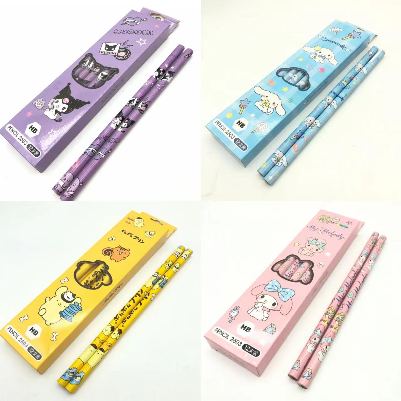 Kuromi anime pencil 12 pcs a set