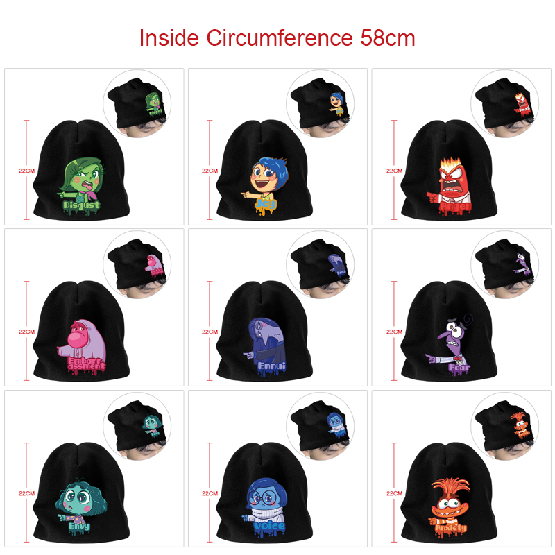 Inside out anime hat