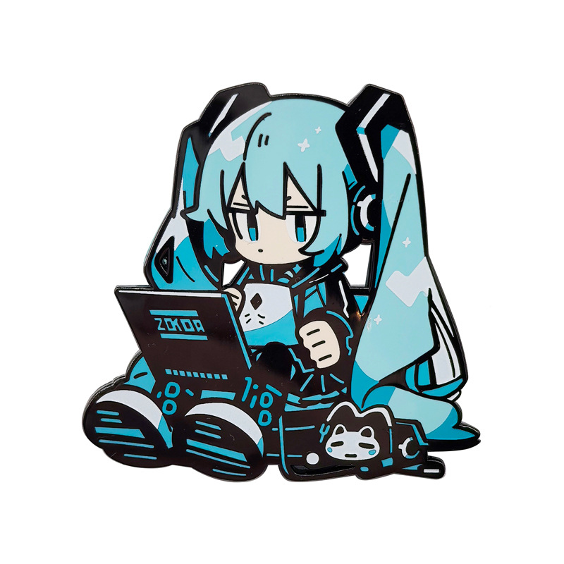 Hatsune Miku anime pin