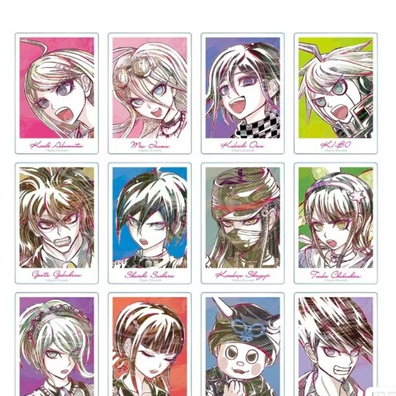 Danganronpa anime card 12 pcs a set