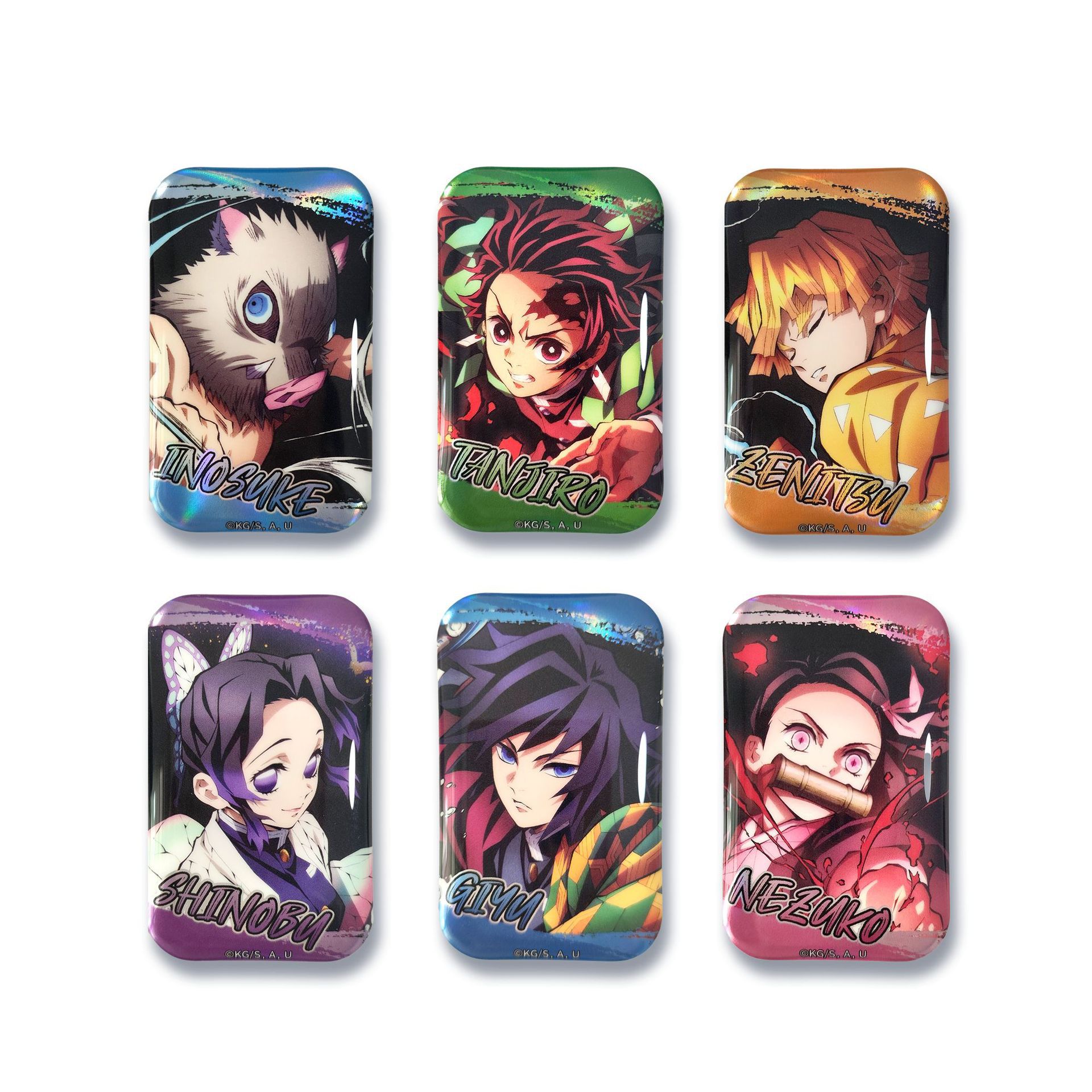 Demon slayer kimets anime pin