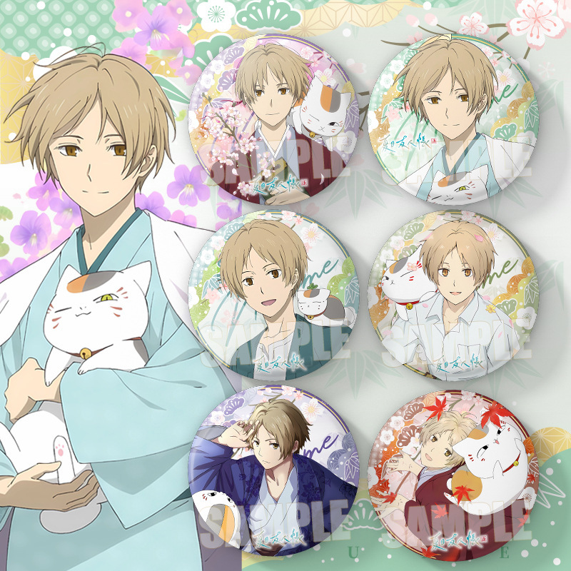 natsume yuujinchou anime pin 75mm