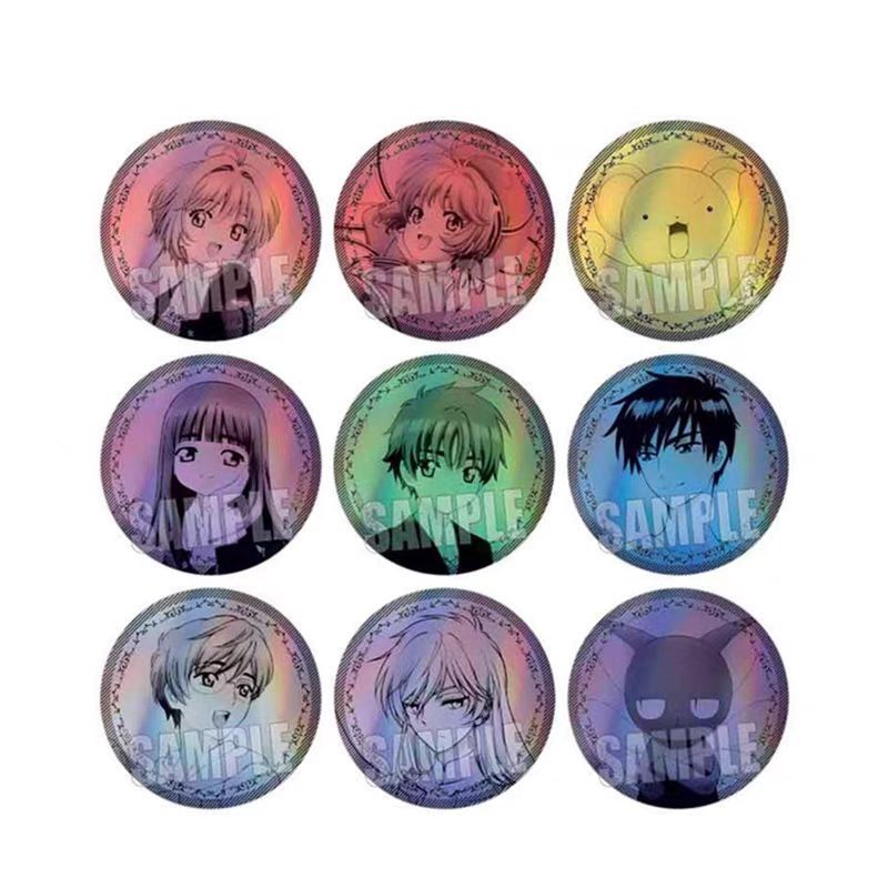 card captor sakura anime pin 9pcs a set