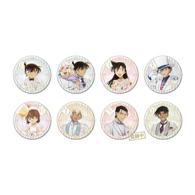 Detective Conan anime pin 8pcs a set