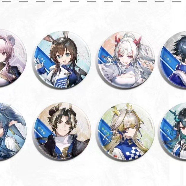 Arknights anime pin 8pcs a set