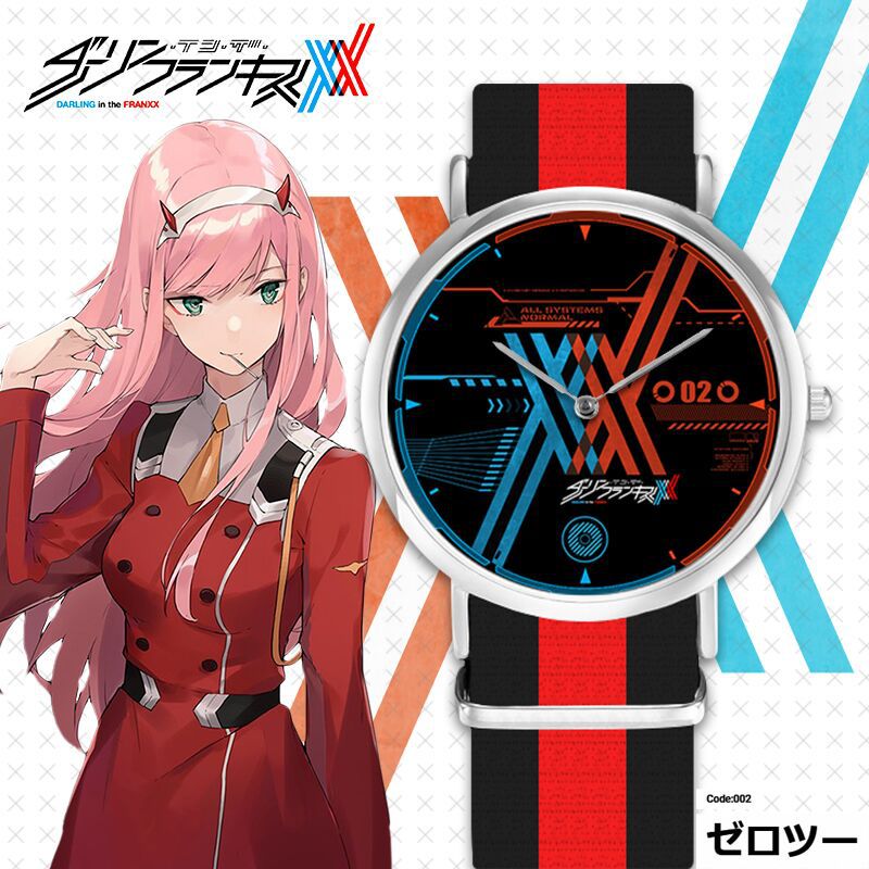 Darling In The Franxx anime quartz watch