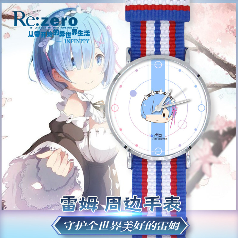 Re Zero Kara Hajimeru Isekai Seikatsu anime quartz watch