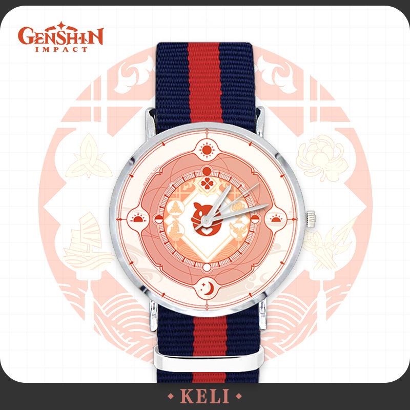 Genshin Impact anime quartz watch