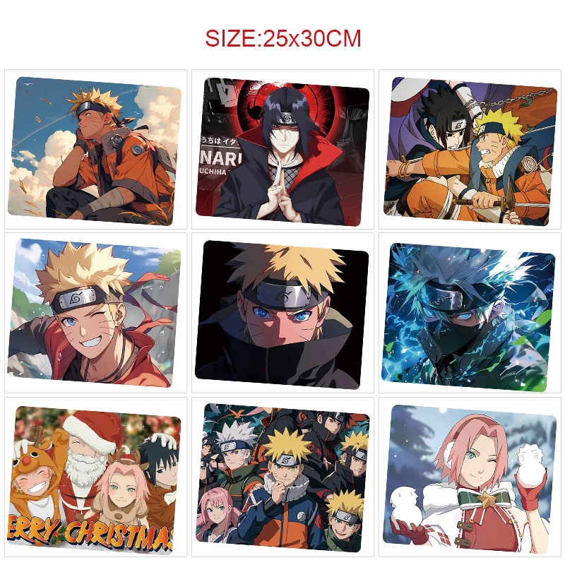 Naruto anime Mouse pad 25*30cm