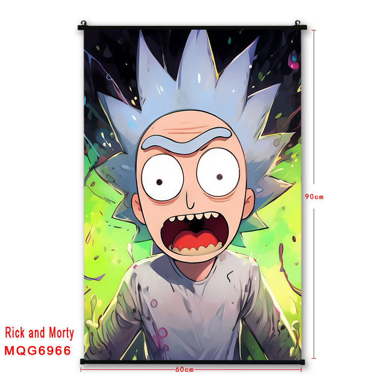 Rick and Morty anime wallscroll 60*90cm