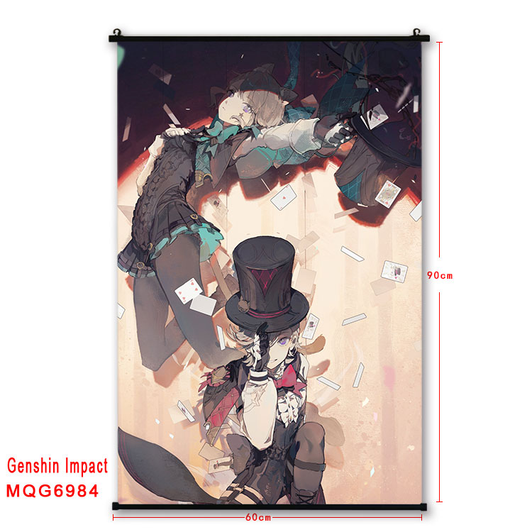 Genshin Impact anime wallscroll 60*90cm