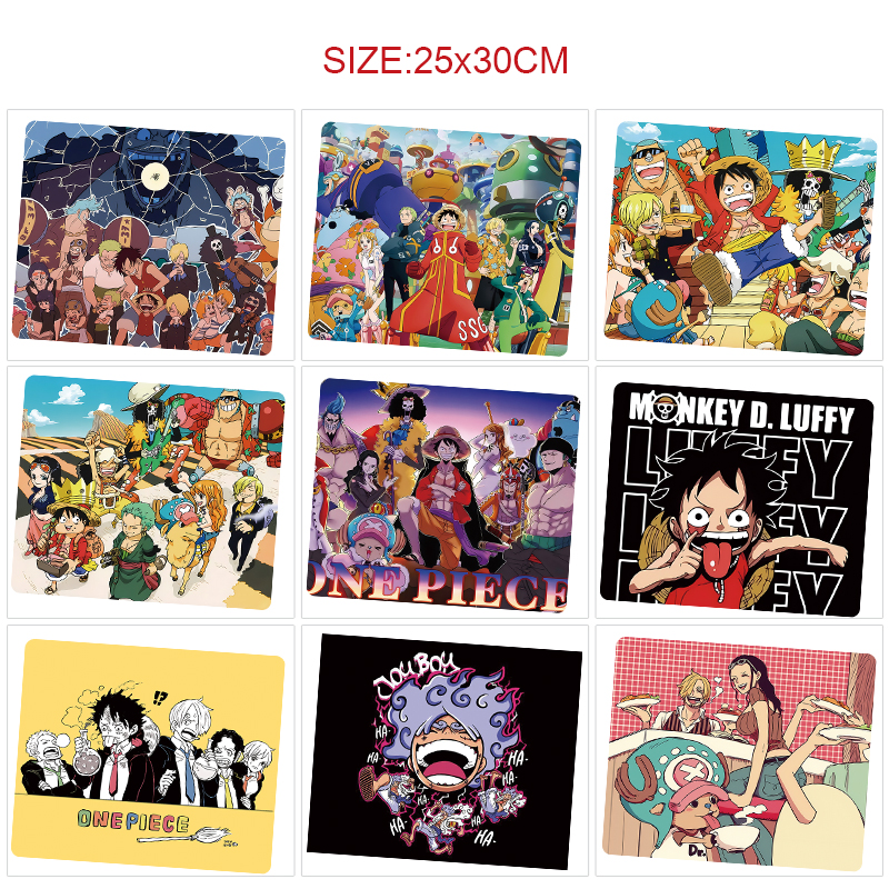 One Piece anime Mouse pad 25*30cm