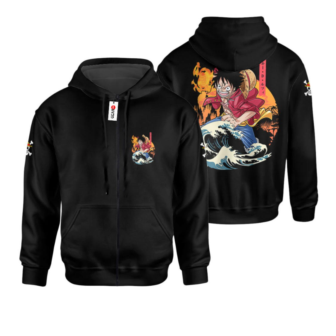 One Piece anime hoodie