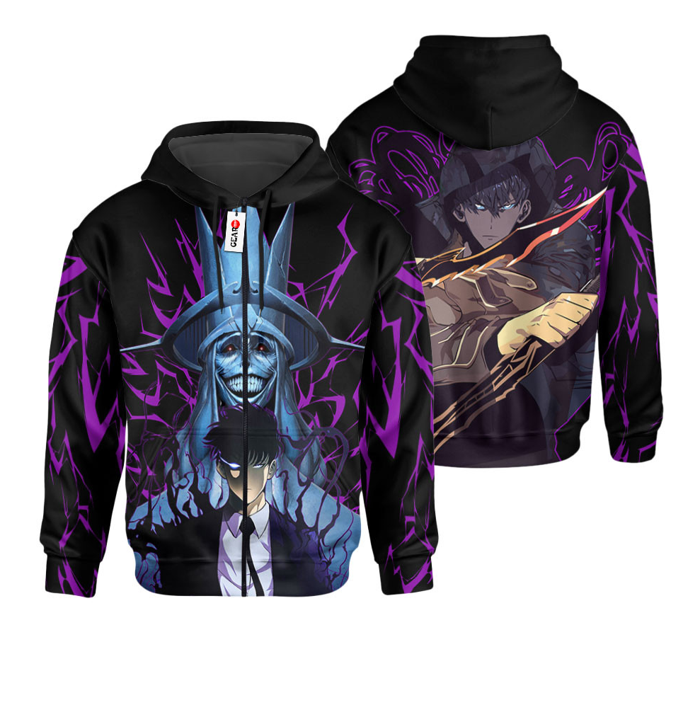 Solo Leveling anime hoodie