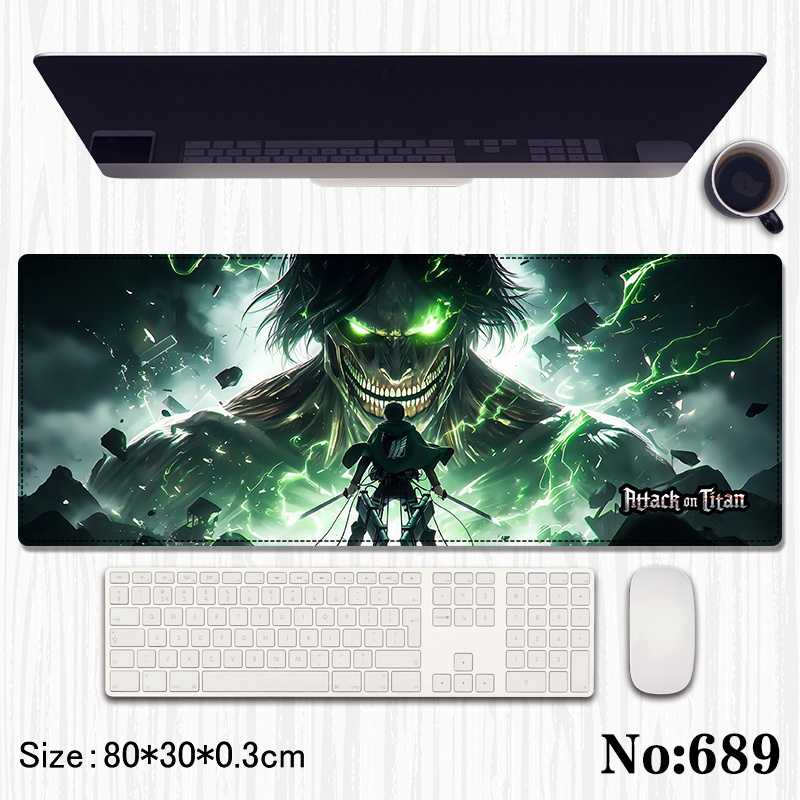Attack on Titan anime Mouse pad 80*30*0.3cm