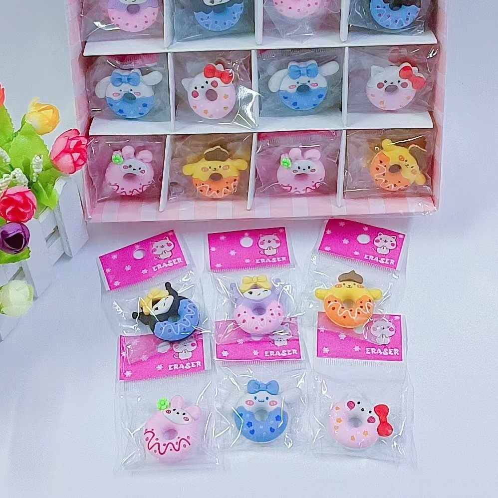 Kuromi anime eraser 48pcs a set