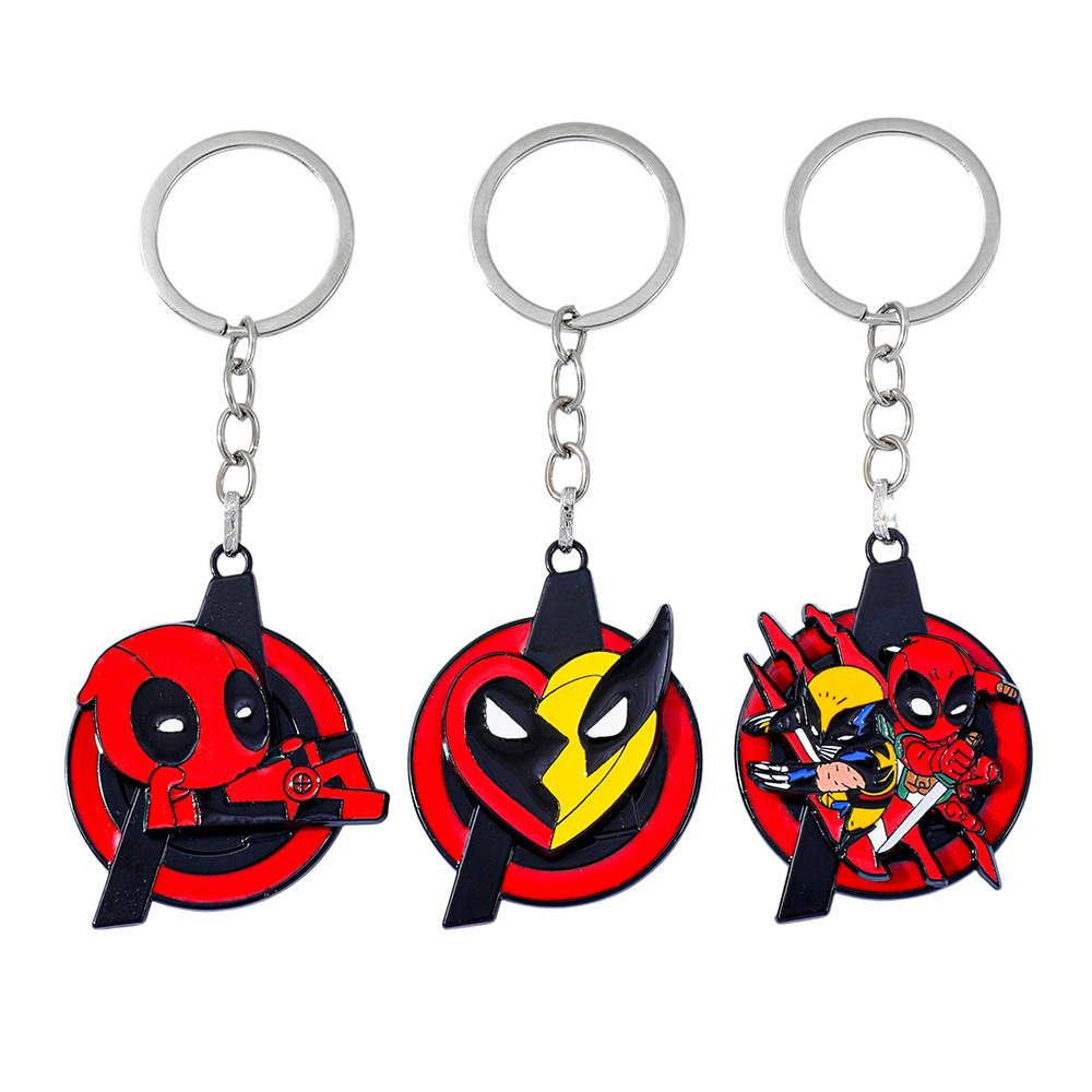 Deadpool anime keychain