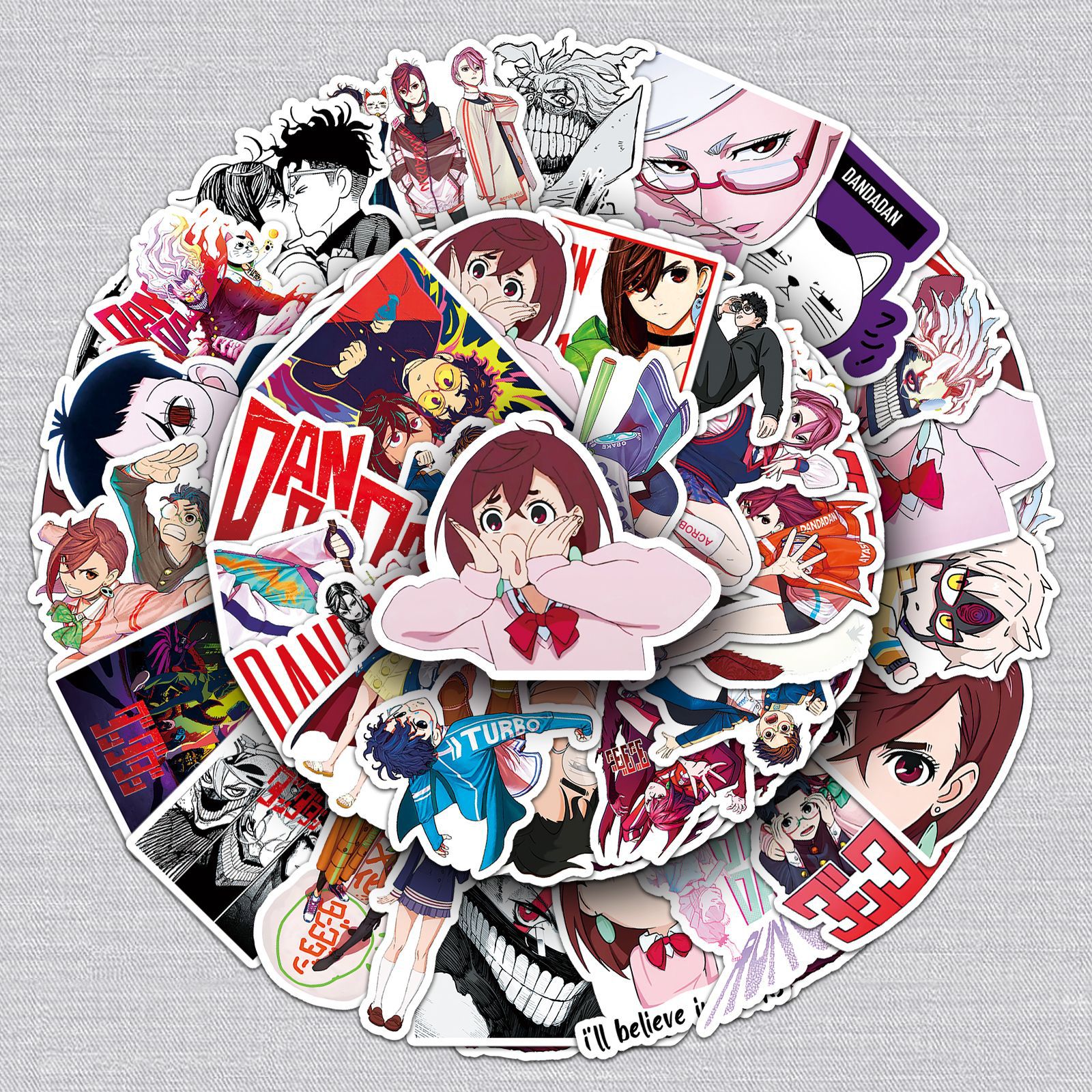 dandadan anime stickers 50pcs a set