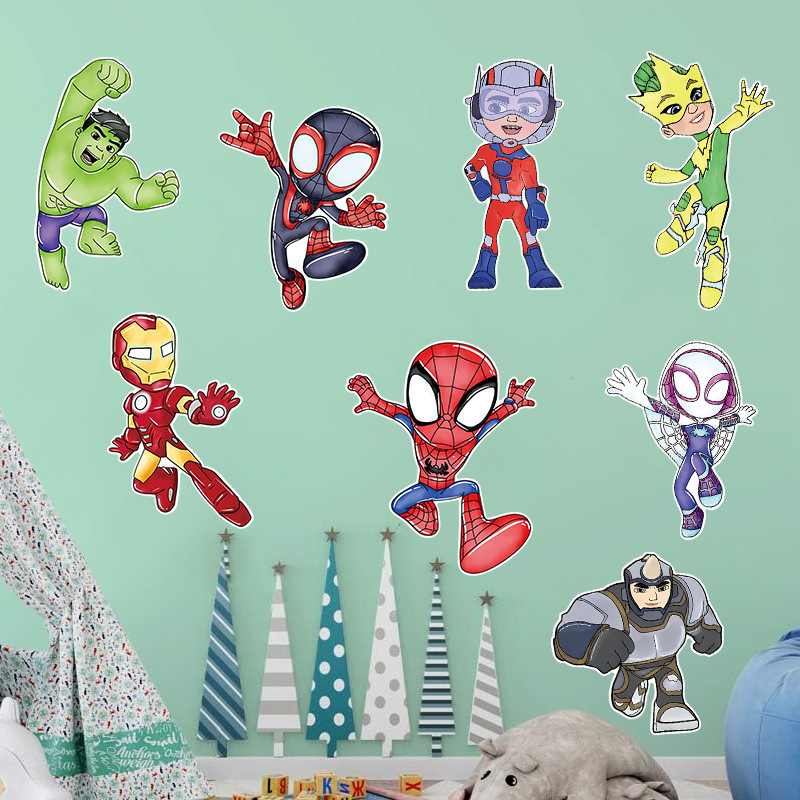 Avengers anime 3D stickers