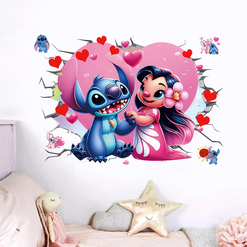 stitch anime 3D stickers
