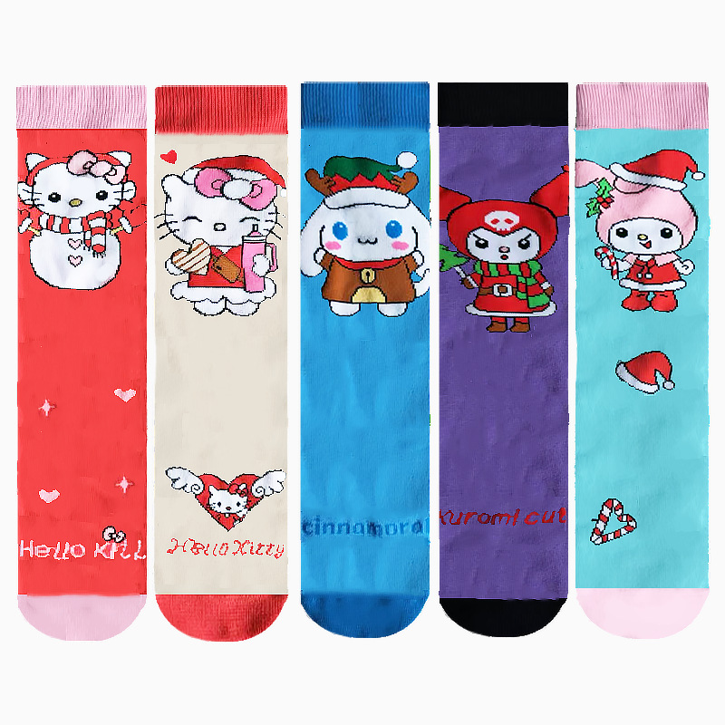 Kuromi anime socks