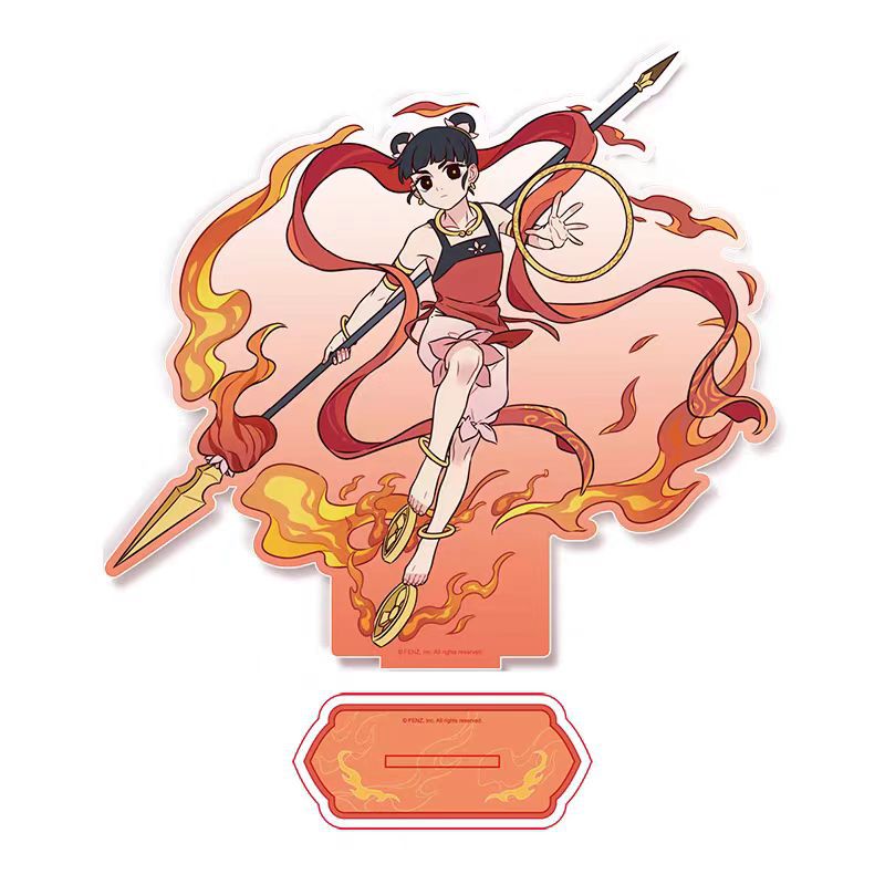 Ne Zha anime standing Plates